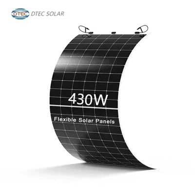 Panell solar flexible de 430 w amb nano-recobriment per a aplicacions de gamma completa